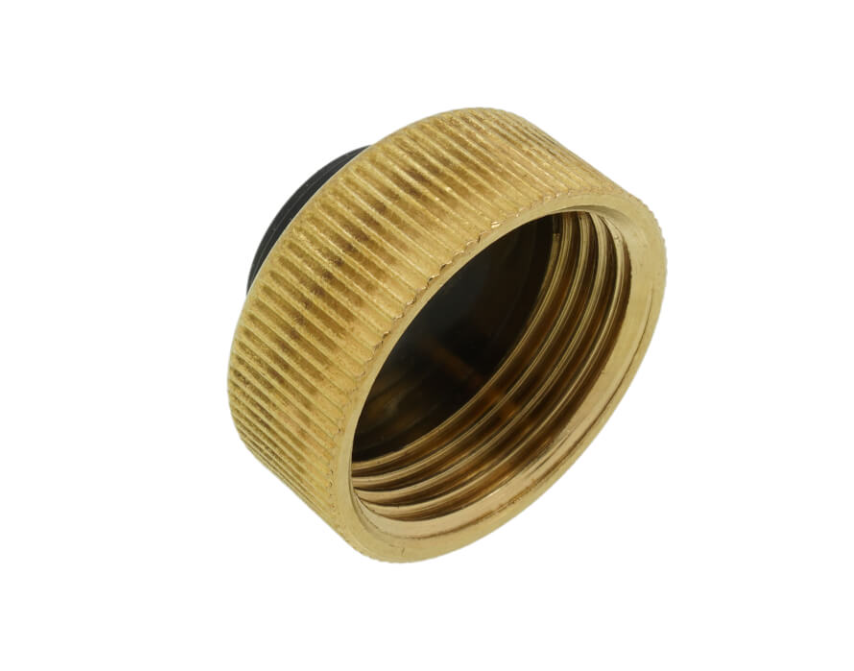 a brass plated brass fitting a brass plated brass fitting