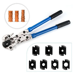 Manual Press Tool for ZOOMLOCK Kit with 1/4", 3/8", 1/2", 5/8", 3/4", & 7/8" Copper Fittings