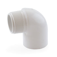 PVC (Sch 40) Male 90 Elbow, Various Sizes