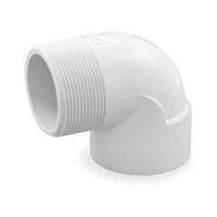 PVC (Sch 40) Male x Female 90 Elbow, Various Sizes
