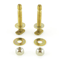 5/16" x 2-1/4" Long Snap-It Solid Brass Closet Bolts Kit