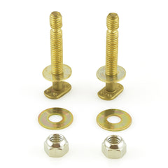 5/16" x 2-1/4" Long Snap-It Solid Brass Closet Bolts Kit