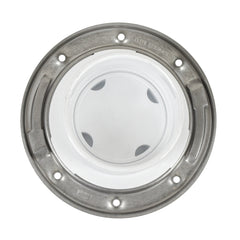 3" Hub x 4" Inside Fit, Fast Set PVC Closet Flange w/ St. Steel Ring, w/ Knockout Test Cap