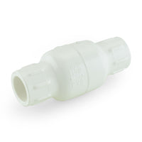 PVC Spring Check Valve, Solvent Weld, Various Sizes