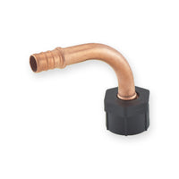 a copper colored pipe on a white background