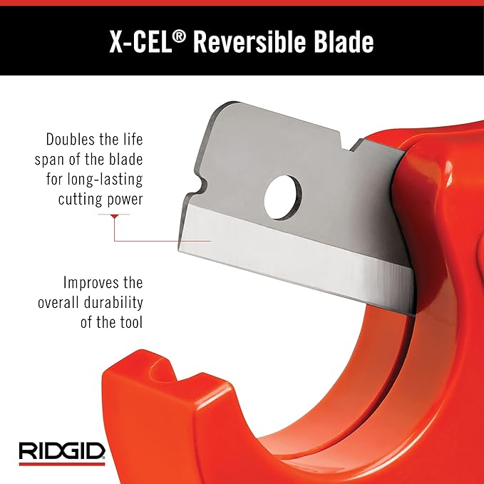 RIGID 23488 1/8" to 1-5/8" Single Stroke Plastic Pipe & Tubing Cutter, PC-1250 RIGID 23488 1/8" to 1-5/8" Single Stroke Plastic Pipe & Tubing Cutter, PC-1250