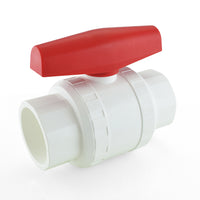 PVC Solvent Weld Ball Valve, Various Sizes