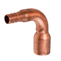 a copper colored pipe on a white background