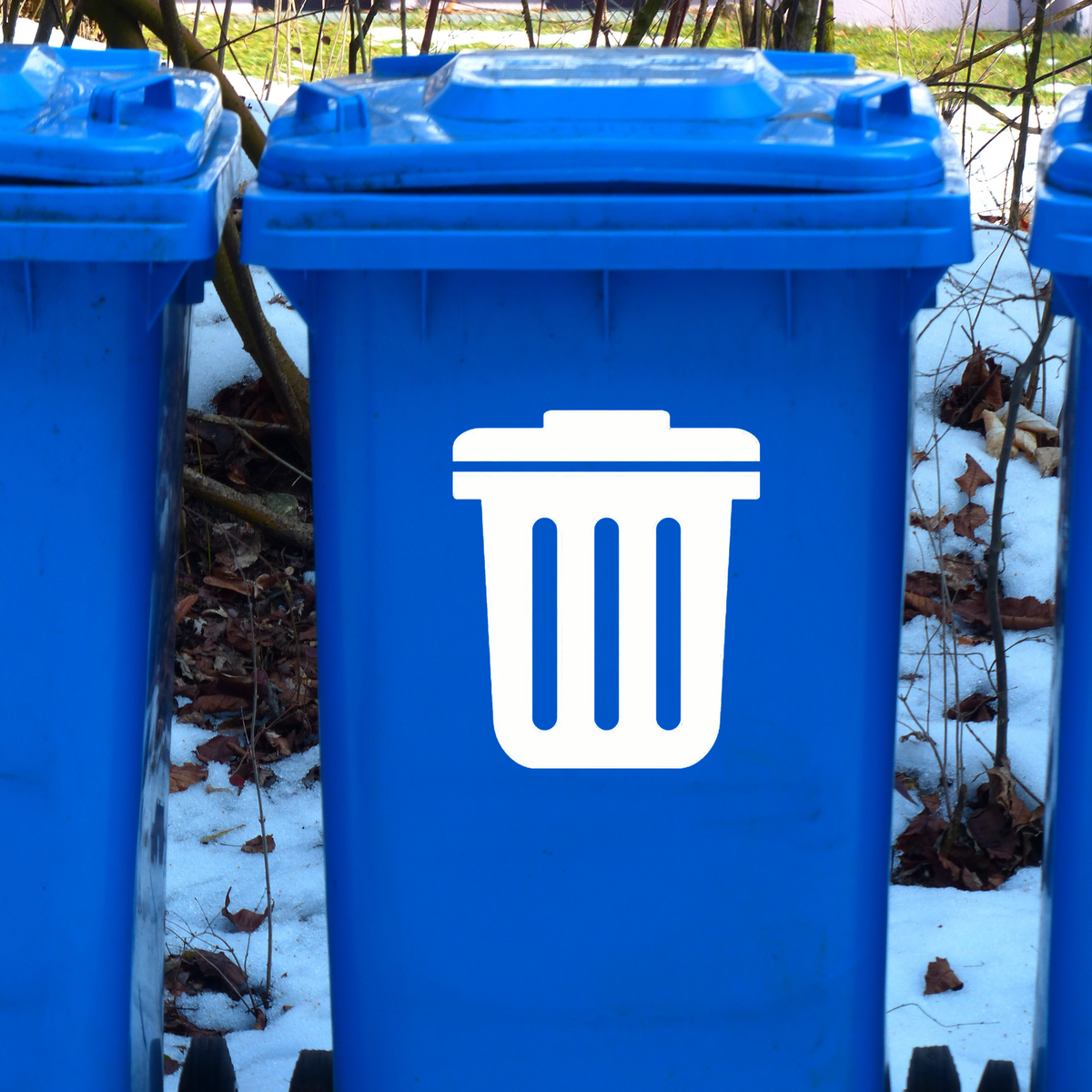 Trash Can Decal