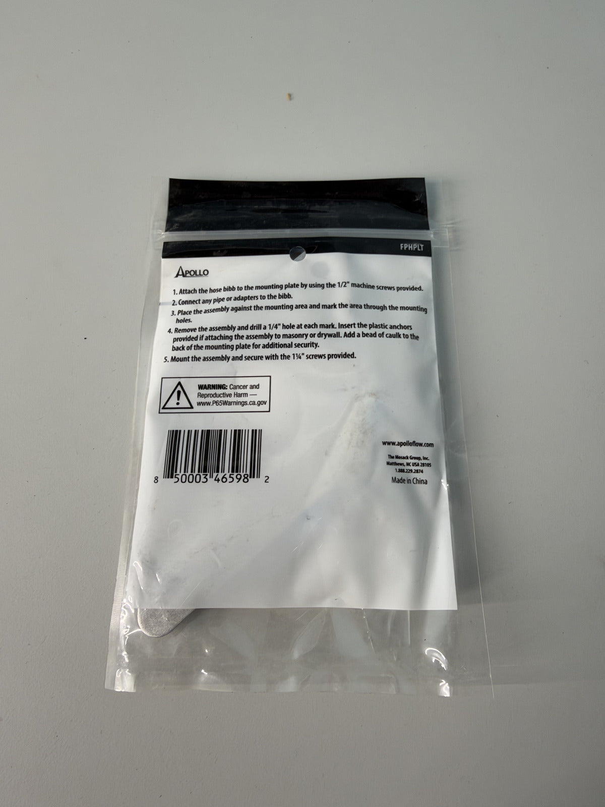 Apollo Universal Hose Bibb Mounting Plate FPHPLT