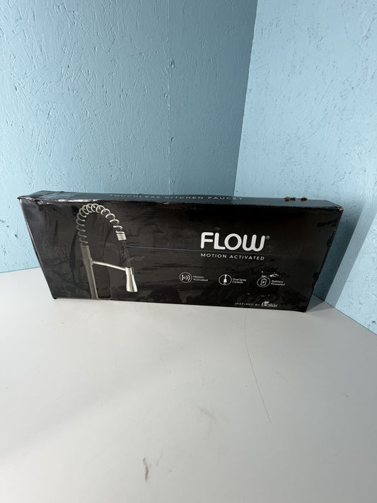 FLOW Motion Activated Spring Neck Kitchen Faucet Oil Rubbed Bronze