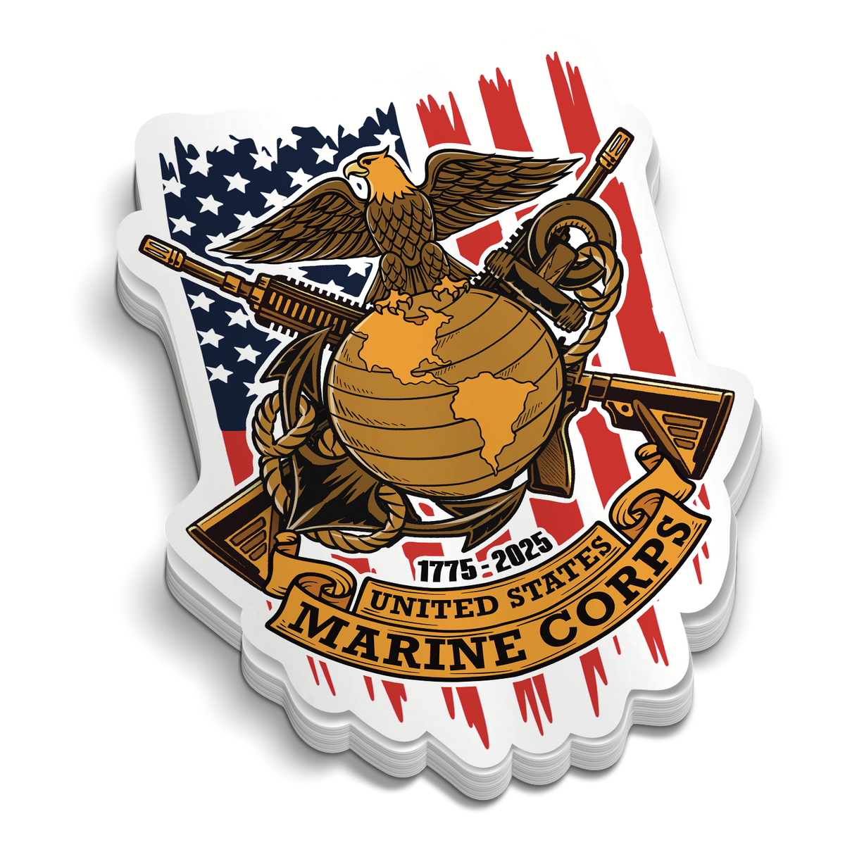 Marine Corps 250th Birthday Pack (11 Stickers)