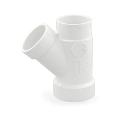 PVC DWV Reducing Wye, Various Sizes
