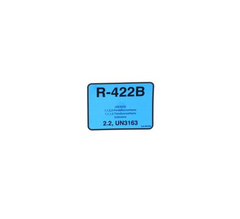 R-422B Color Coded Refrigerant ID Label (Pack of 10)