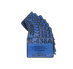 R-438A Color Coded Refrigerant ID Label (Pack of 10)