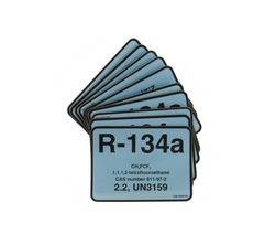 R-134A Color Coded Refrigerant ID Label (Pack of 10)