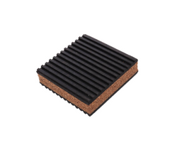 3x3x7/8" Rubber Cork Anti-Vibration Pad
