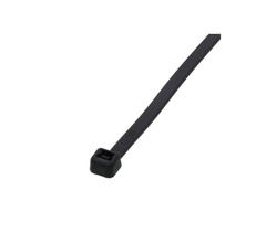 6" Nylon Standard Cable Ties, UV Black (Pack of 100)