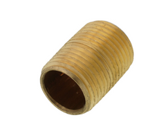 3/8" Brass Pipe Nipple, Lead Free, Various Lengths