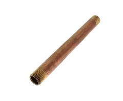 3/8" Brass Pipe Nipple, Lead Free, Various Lengths