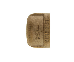Brass FPT Cap, Lead Free, Various Sizes