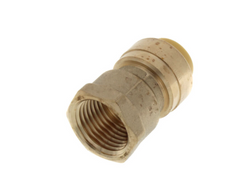 Push Fit Female Adapter, FPT, Push To Connect, Various Sizes