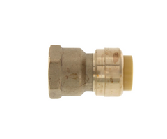 Push Fit Female Adapter, FPT, Push To Connect, Various Sizes