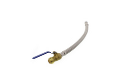 Ball Valve Push Fit Water Heater Connector, Push To Connect, Various Lengths