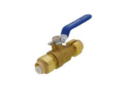 Push Fit Ball Valve, Push To Connect, Various Sizes