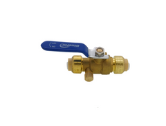 Push Fit Ball Valve, Push To Connect, Various Sizes