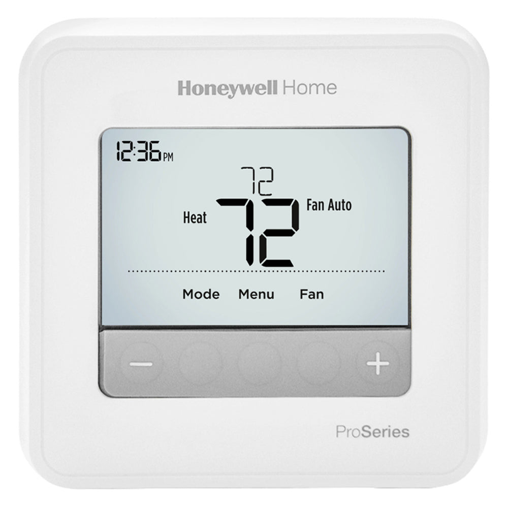 TH4210U2002 T4 Pro Programmable Thermostat, 1H/1C Conventional or 2H/1C Heat Pump + Aux. Heat