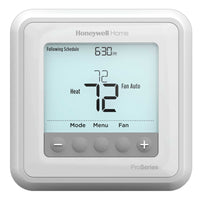 TH6320U2008 T6 Pro Programmable Thermostat, 2H/2C Conventional or 3H/2C Heat Pump + Aux. Heat