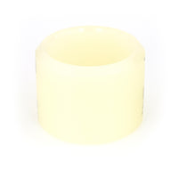 a white plastic cup on a white background