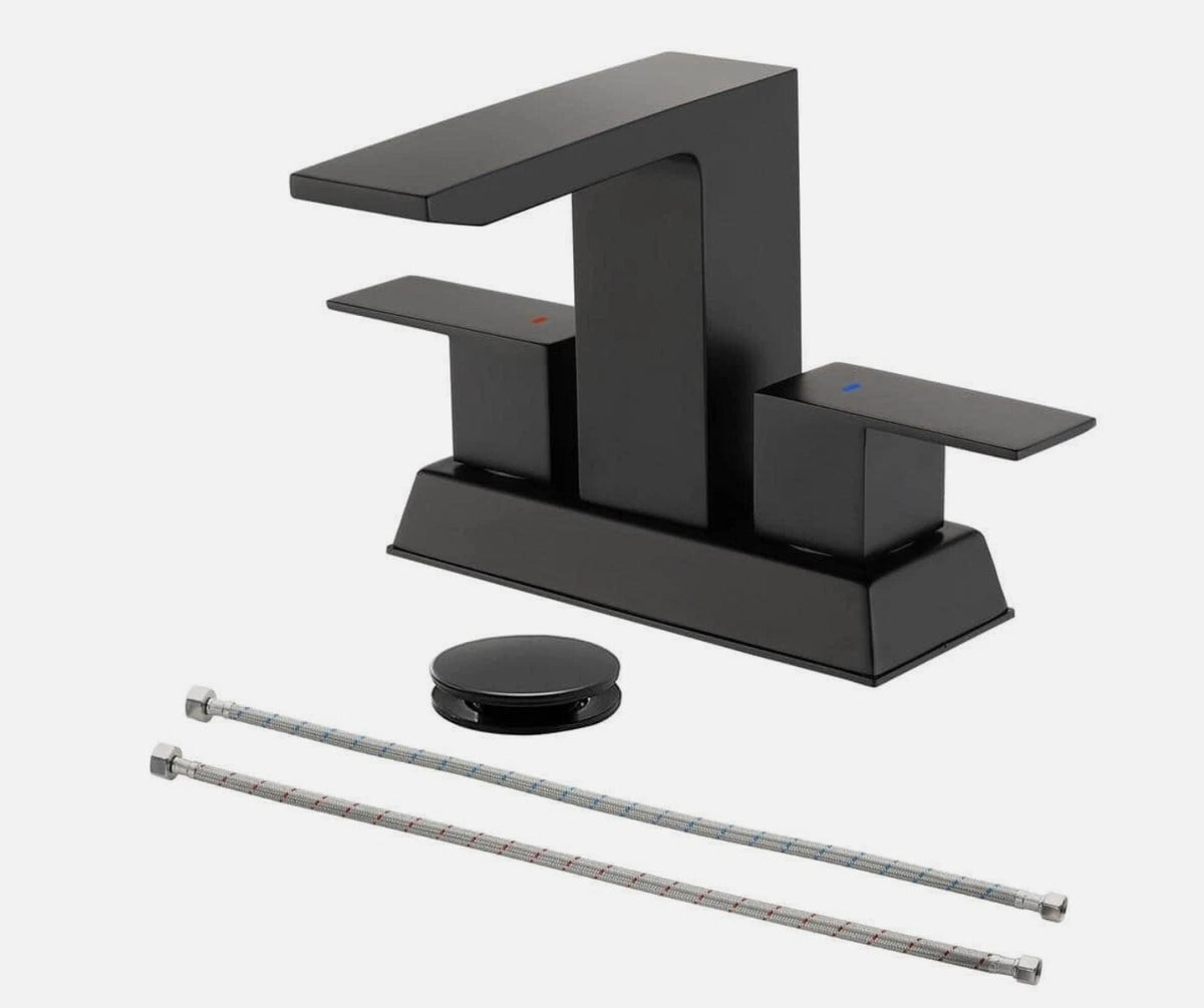 BWE 23005B Matte Black Bathroom Faucet