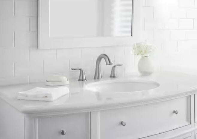 Glacier Bay Irena Bathroom Faucet Brushed Nickel 1008.088.856