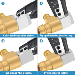 Pex Expansion Ring Removal Tool, 1/2", 3/4", & 1", F1960