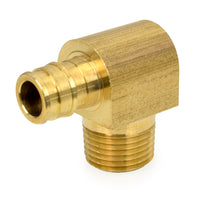 a brass plated pipe fitting on a white background