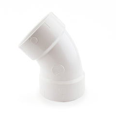 PVC DWV 45 Elbow, Various Sizes