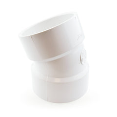 PVC DWV 22.5 Elbow, Various Sizes