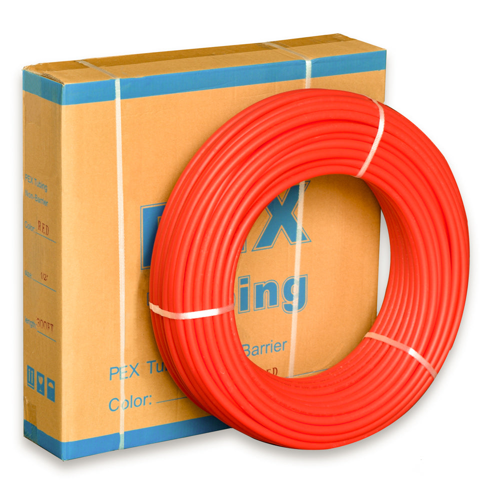 NP Everhot 1/2" Pex Pipe Tubing, Red & Blue, Various Lengths