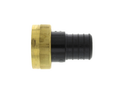 a close up of a black and yellow plastic object