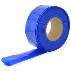 1"x200FT 4Mil Blue Poly Protective Sleeve for Concrete Slabs