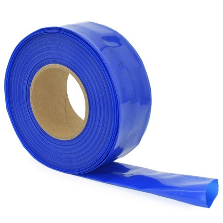 1"x200FT 4Mil Blue Poly Protective Sleeve for Concrete Slabs