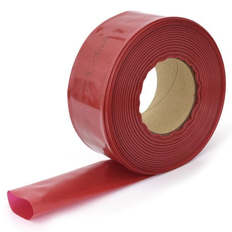 1"x200FT 4Mil Red Poly Protective Sleeve for Concrete Slabs