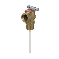 a brass colored fire hydrant with a white handle