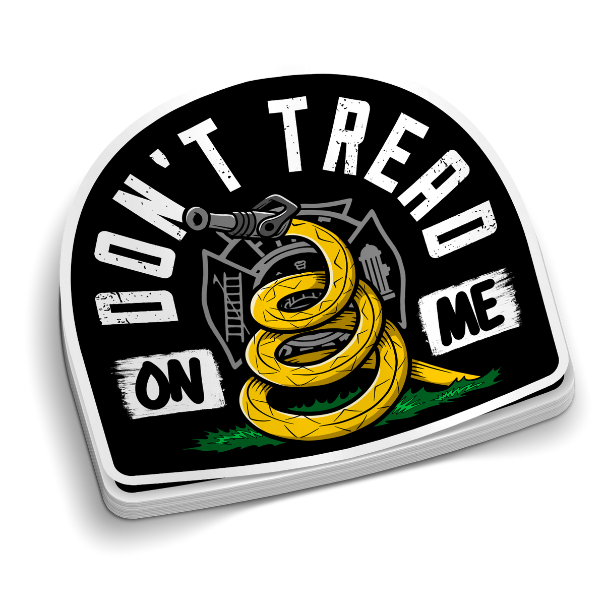 Don't Tread On Me | Firefighter Tumbler Stickers