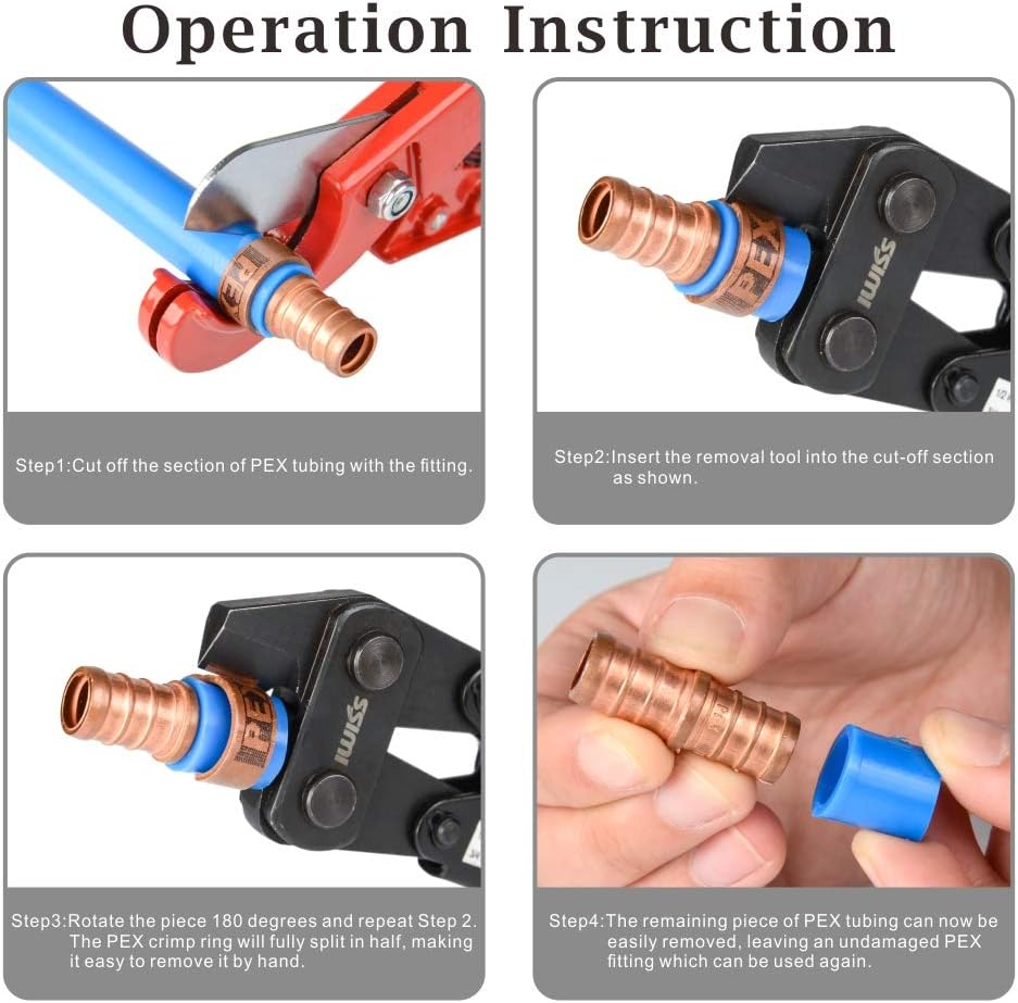 Pex Crimp Ring Removal Tool, 1/2", 3/4", & 1", F1807