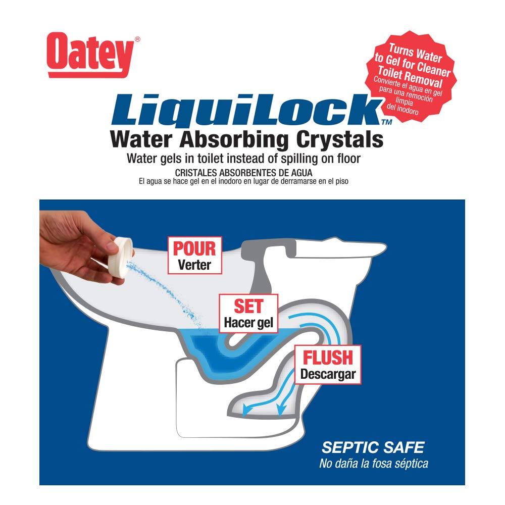 16oz LIQUILOCK Water Absorbing Crystals, 16 oz