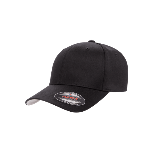 Blank 6277 Flexfit Mid-Profile Trucker Hat