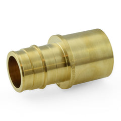 a brass fitting on a white background